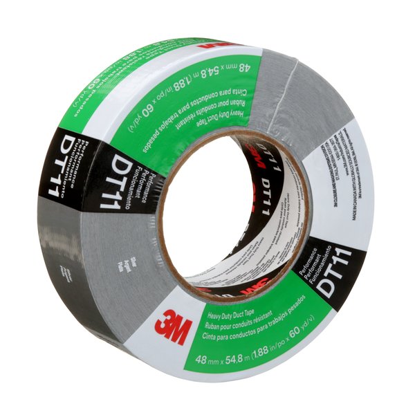 Duct Tape, Silver, 11 mil, 54.8m L x 48mm W