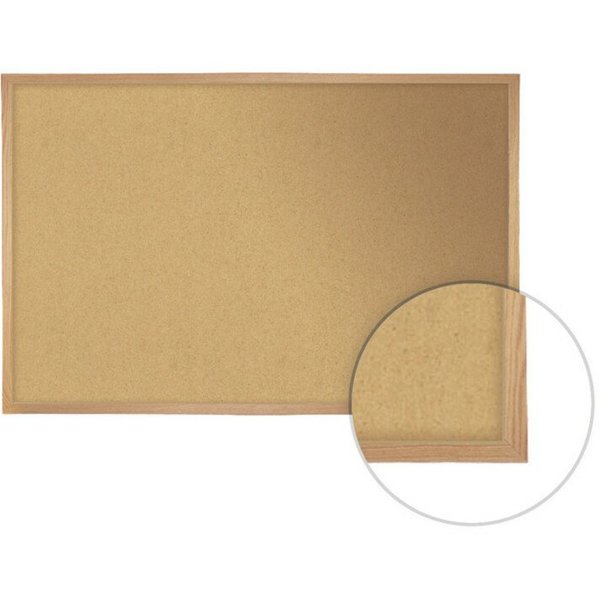 Cork Bulletin Board, Natural, Indoors