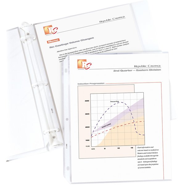 Sheet Protector, Nonglare, PK50