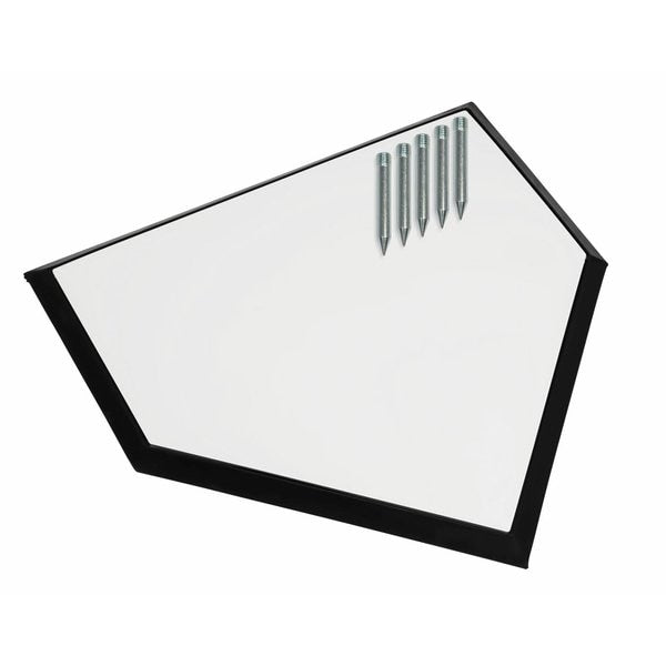 Home Plate, 12 lb., Rubber