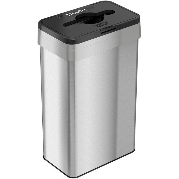 Rectangular Flip Open Trash Lid Attachment