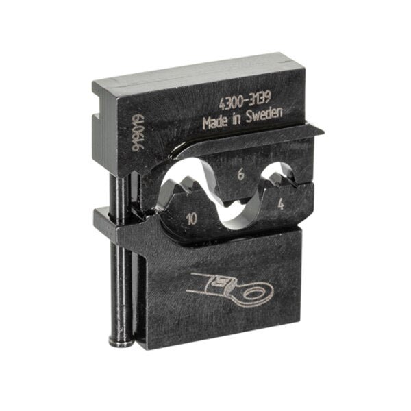 Module Insert, Non-Insulated Terminals, Capacity: 22 to 14 AWG, 12 to 10 AWG