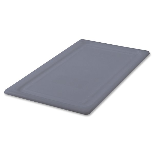 Gray Plastic Lid, 23.8 in L, 19.8 in W, 1