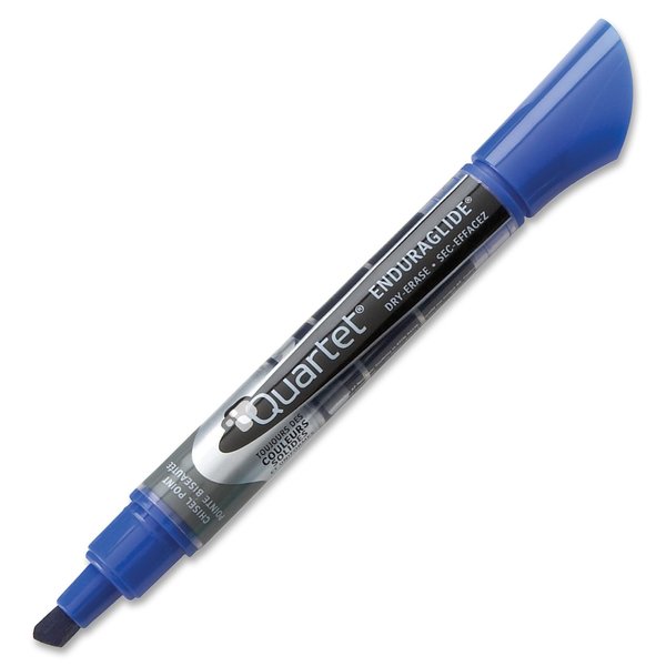 Dry Erase Marker, Chisel Tip, Blue, PK12 Low Odor
