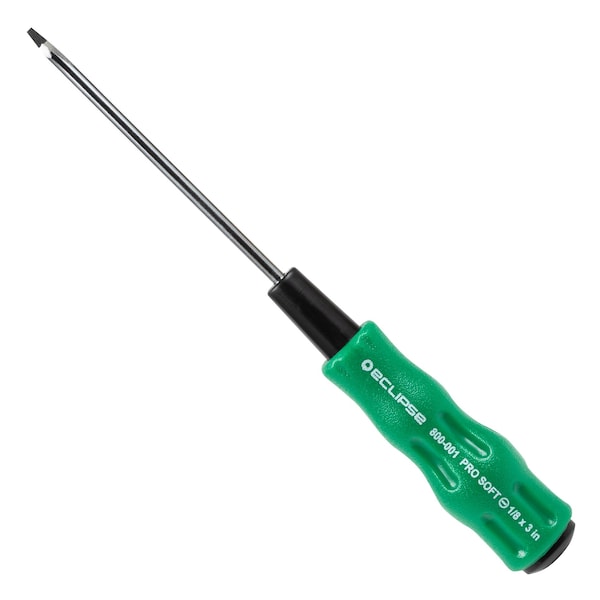 Screwdriver, Straight Blade, 1/8 x 3