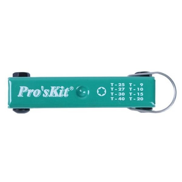 Folding Security Torx Set T9 to T40