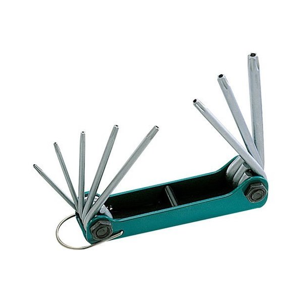 Folding Security Torx Set T9 to T40