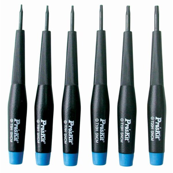 Precision Screwdriver Star Tip St 6pc