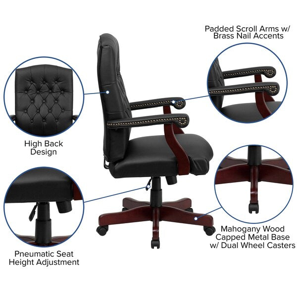 Executive Chair, Metal, 19-1/2