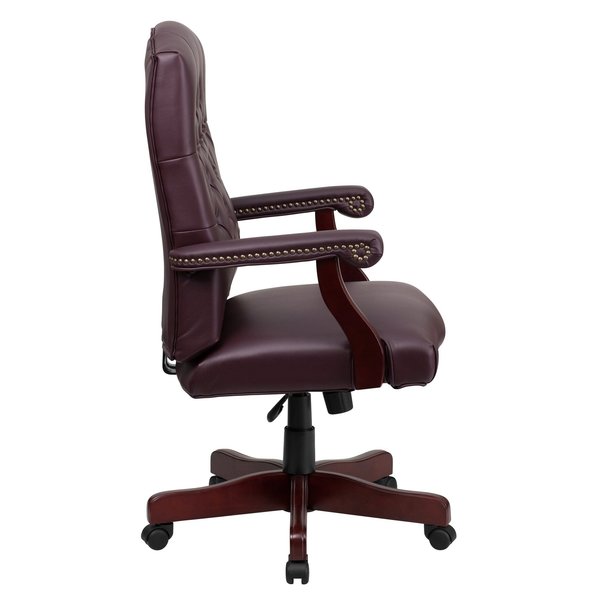 Leather Executive Chair, 19-1/2