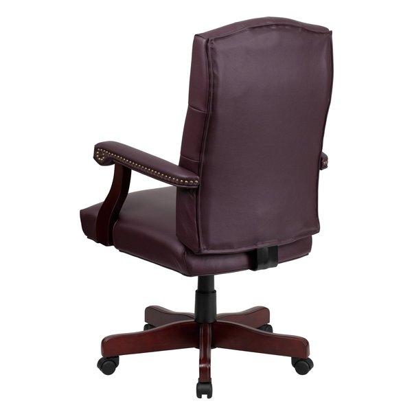 Leather Executive Chair, 19-1/2