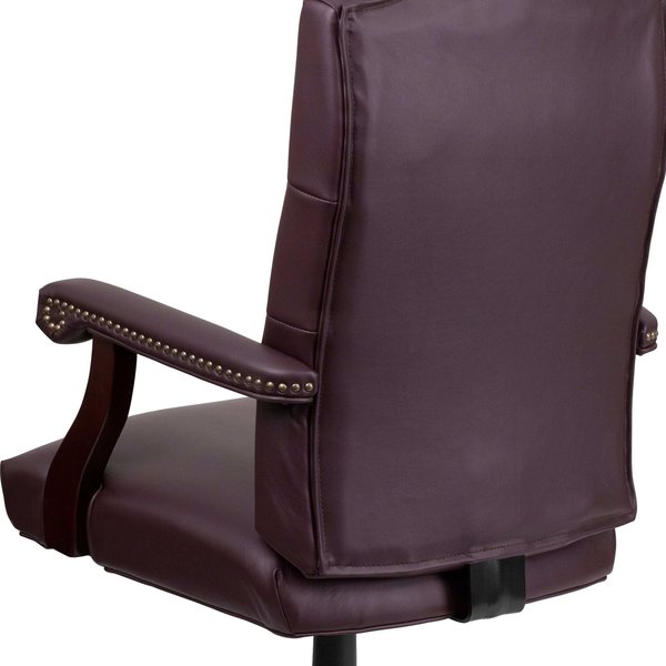 Leather Executive Chair, 19-1/2