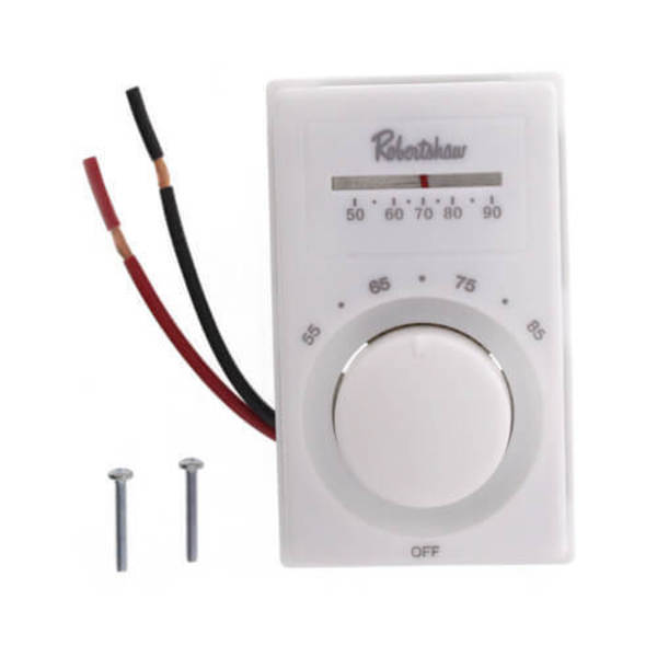 Line Voltage Thermostat, SPST Cooling, 3