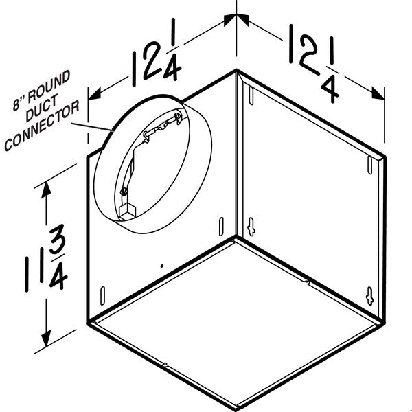 Commercial Fan, 120V AC, 11 3/4 in H