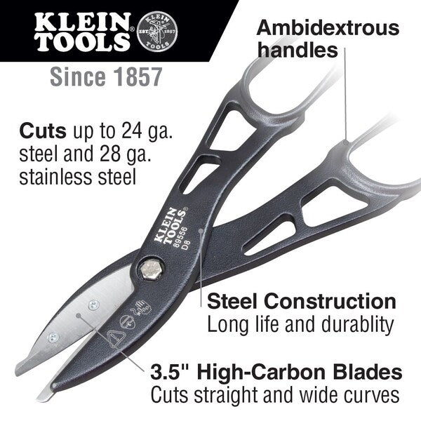 Tin Snips, Straight, Left, Right, 12