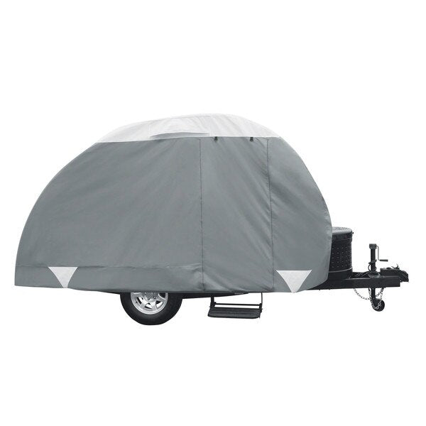 OverDrive PolyPRO 3 Grey Teardrop Trailer Cover, 12 ft - 15 ft L