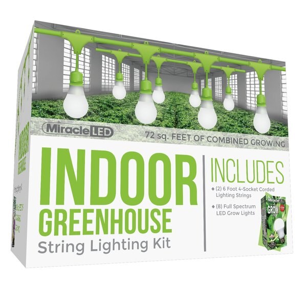 Ultra Grow 4-Socket Corded LED Grow, PK2