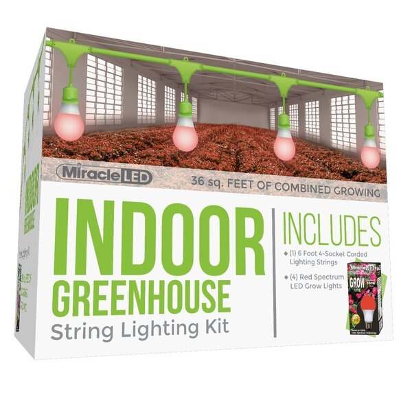 Ultra Grow 4-Socket Corded LED Grow Ligh