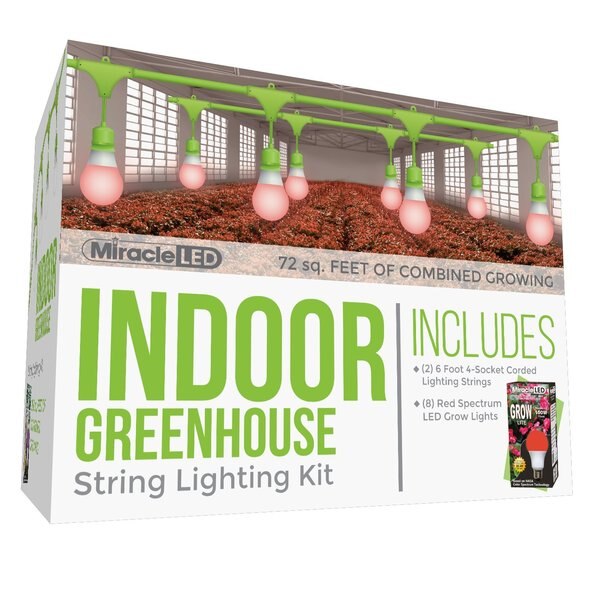 Ultra Grow 4-Socket Corded LED Grow, PK2