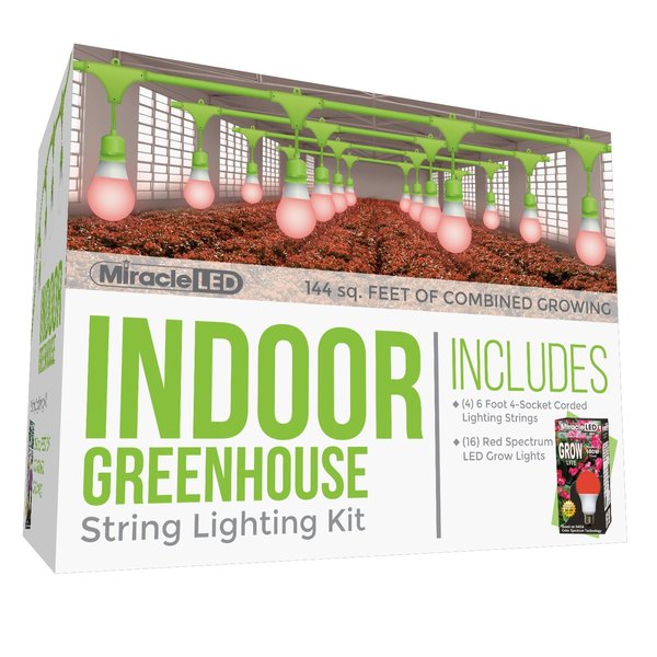 Ultra Grow 4-Socket Corded LED Grow, PK4
