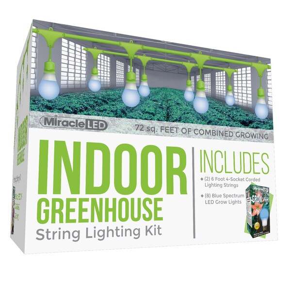 Ultra Grow 4-Socket Corded LED Grow, PK2