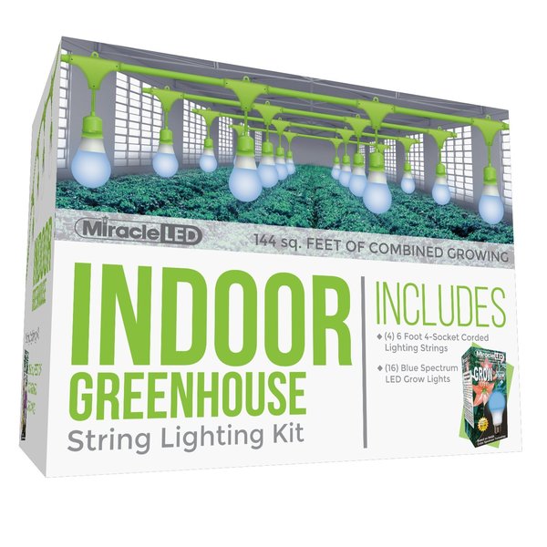 Ultra Grow 4-Socket Corded LED Grow, PK4