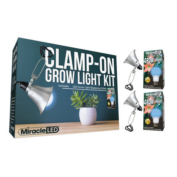 Ultra Grow LED Clamp-On Grow Light, PK2