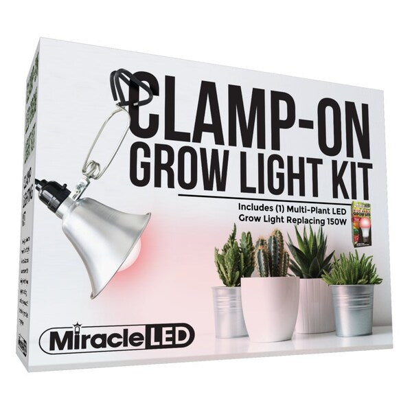 Wide Angle LED Clamp-On Grow Light Kit w