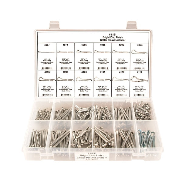 Cotter Pin Assortment, 375 PCS
