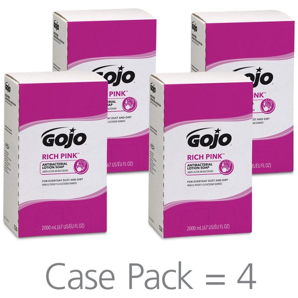 2000 ml Liquid Hand Soap Refill Cartridge, 4 PK