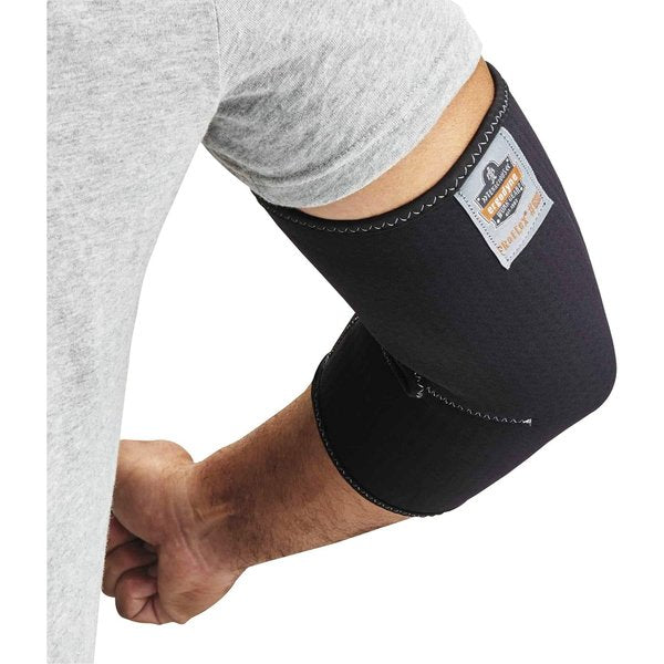 Elbow Sleeve, Pull-Over, M, Black