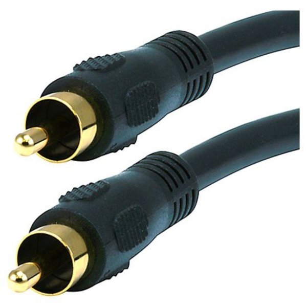 A/V Cable, RCA Coaxial M/M, 50ft