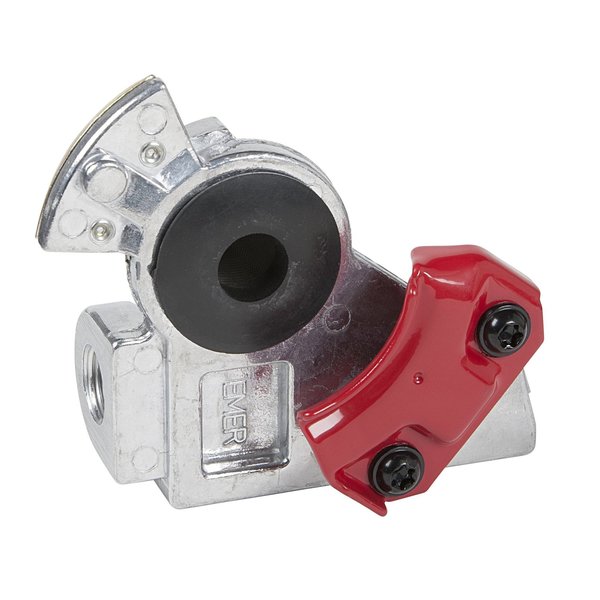 Gladhand, Emergency, 38 deg., Red, Filt