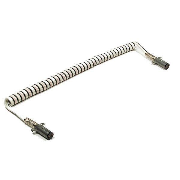 Liftgate Cable, Coild, Dual Pole, 12ft., W 1