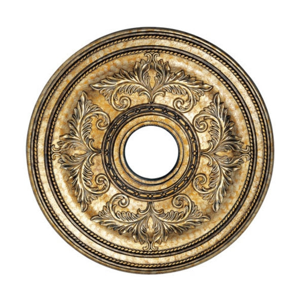 Versailles Hand Painted Vintage Gold Lea