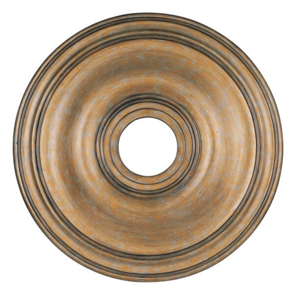 Antique Gold Leaf Ceiling Medallion