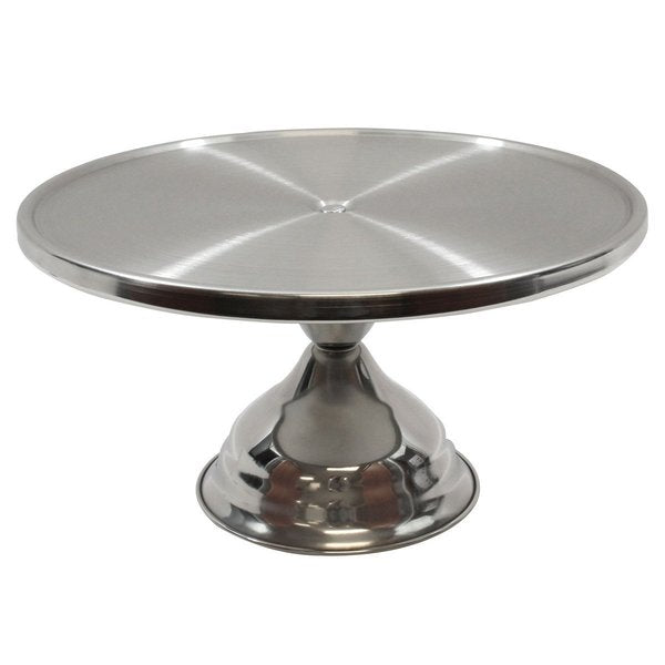 Unassembled Cake Stand, SS, 12.75