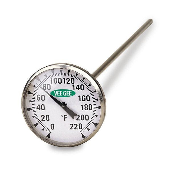 Thermometer, Dial, 50 to 550 degrees F