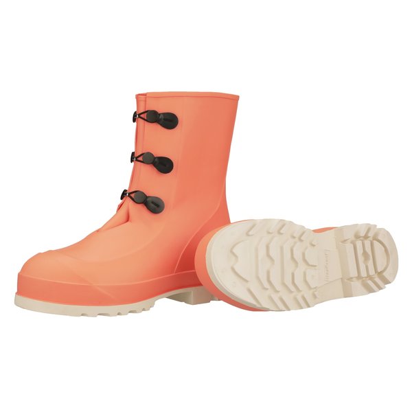 Size 10 Men's Steel Rubber Boot, Orange
