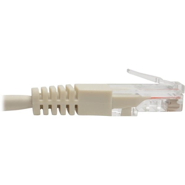 Cat5e Cable, Molded, RJ45 M/M, White, 5ft