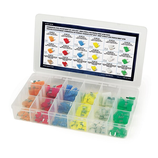 Mini Ato/Lp Mini Fuse Assortment, PK180