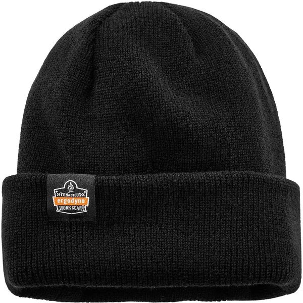 Knit Cap with Bump Cap, Universal, Black