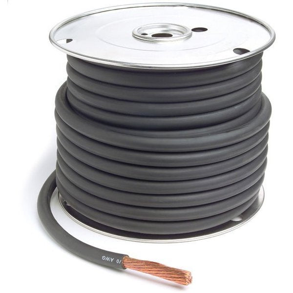 Battery Cable, Black, 6 ga., 25 ft.