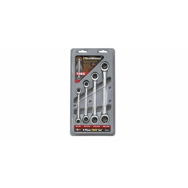 4 Pc. Double Box Ratcheting E-TorxÂ® Wrench Set