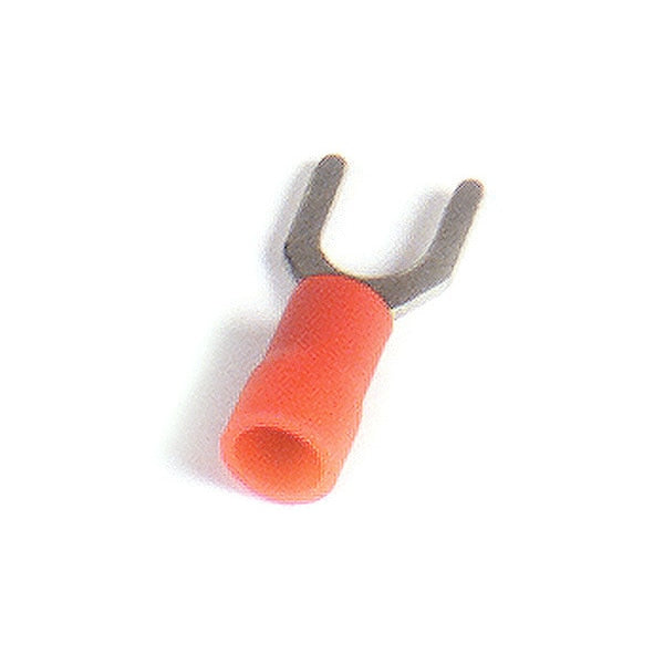 22-18 AWG Vinyl Spade Terminal #8, #10 Stud PK100