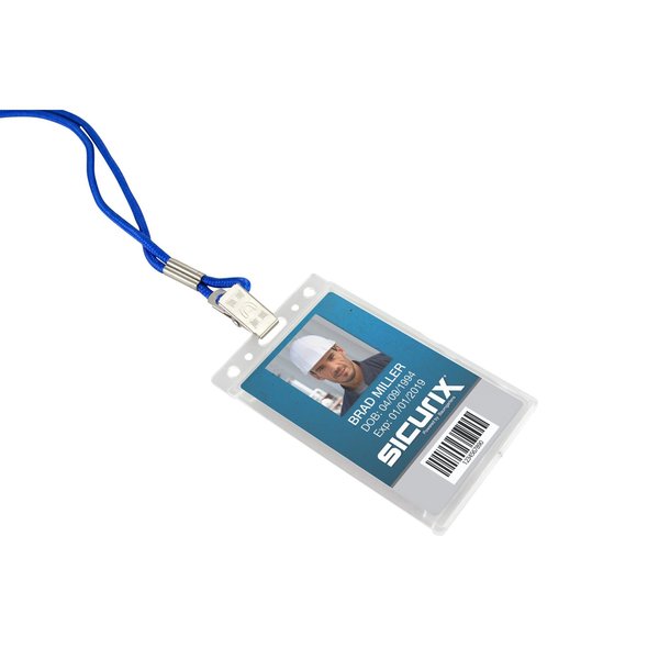 Rigid Badge Holder, Vertical, PK25