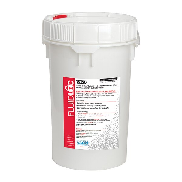 Blood Clean-Up, Screw Top Pail, 6.5 gal.