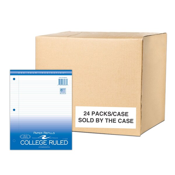 Case of Loose Leaf Paper, 150 sht/pk, 8