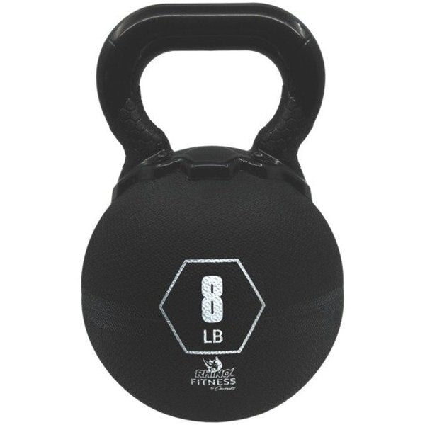 Durable Rhino Kettle Bell, Yellow/6lb