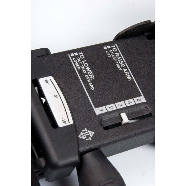 Lift N Lock Leverless Keyboard Tray w/Mouse Platform